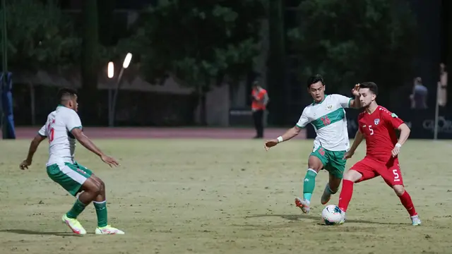 Foto: Uji Coba Jelang Piala AFF 2020, Timnas Indonesia Harus Akui Keunggulan Afghanistan