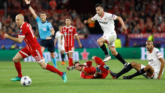 Menang Tipis, Bayern Munchen Amankan Leg Pertama Lawan Sevilla