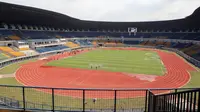 Penampakan Stadion Gelora Bandung Lautan Api (GBLA), Kota Bandung. (Bola.com/Erwin Snaz)