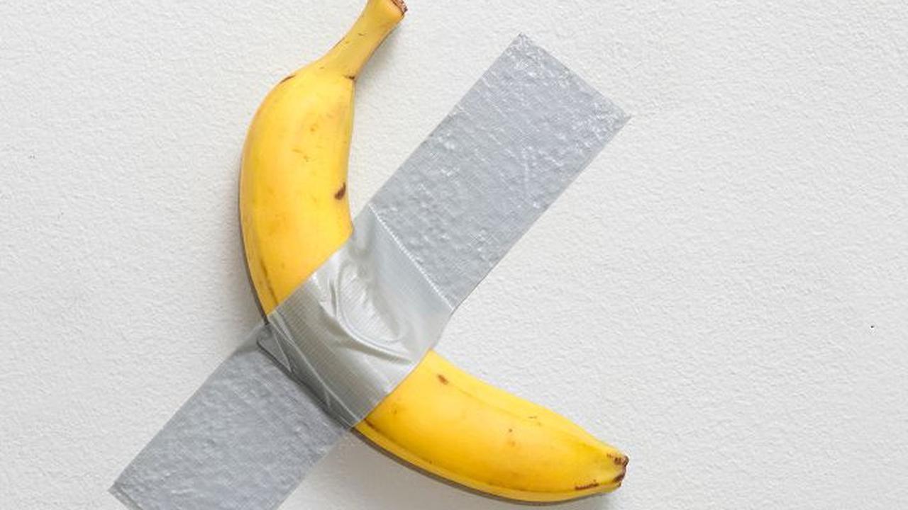 Pernah Viral, Karya Seni Pisang yang Ditempel di Dinding Kembali Dijual dengan Harga Rp23,6 miliar