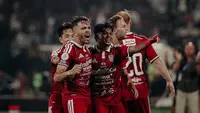 Selebrasi pemain Bali United, Queven Inacio usai mencetak gol ke gawang PSS Sleman di Stadion Dipta pada jumat (4/9/2026). (Dok. Media Bali United)