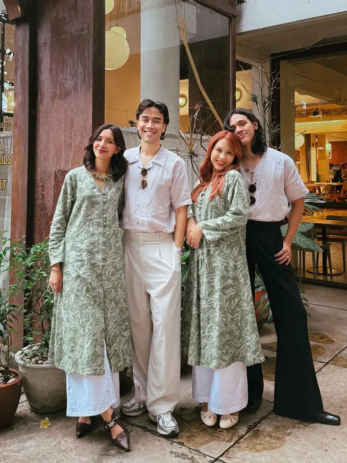 Nadin Amizah dan Faishal Tanjung dengan Vidi Aldiano dan Sheila Dara (Instagram/@vidialdiano)
