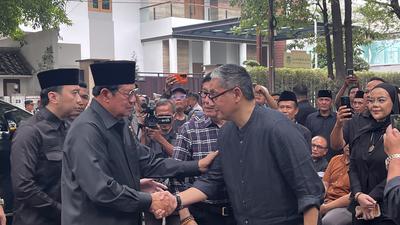 SBY dan JK Datang Melayat ke Rumah Duka Guruh Soekarnoputra