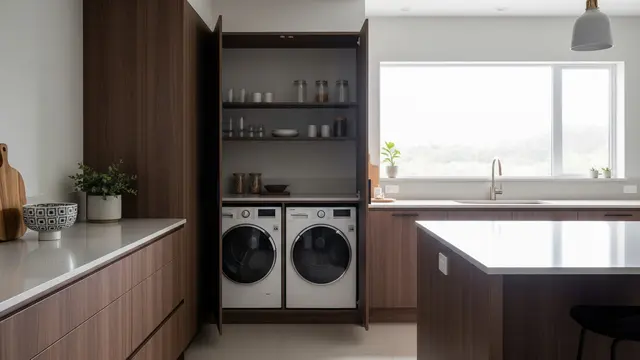 Trik Menata Area Cuci di Dapur Terbuka agar Tidak Terlihat Berantakan/Foto: AI Generated