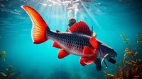 Ikan RTC Makan Apa: Panduan Lengkap Memelihara Red Tail Catfish