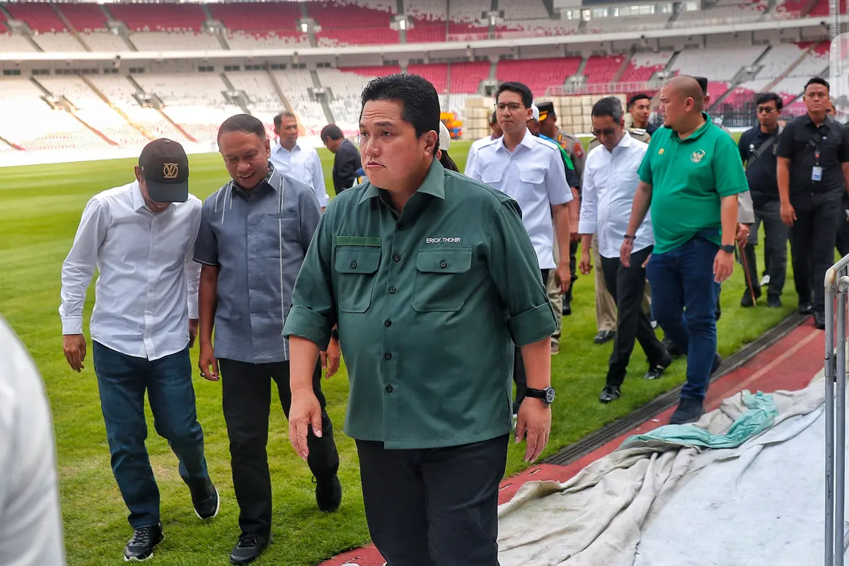 Persiapan piala dunia U20 Ketua PSSI tinjau SU GBK