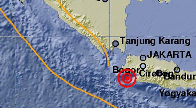 Ilustrasi gempa Banten. (Liputan6.com/Muhamad Ali)