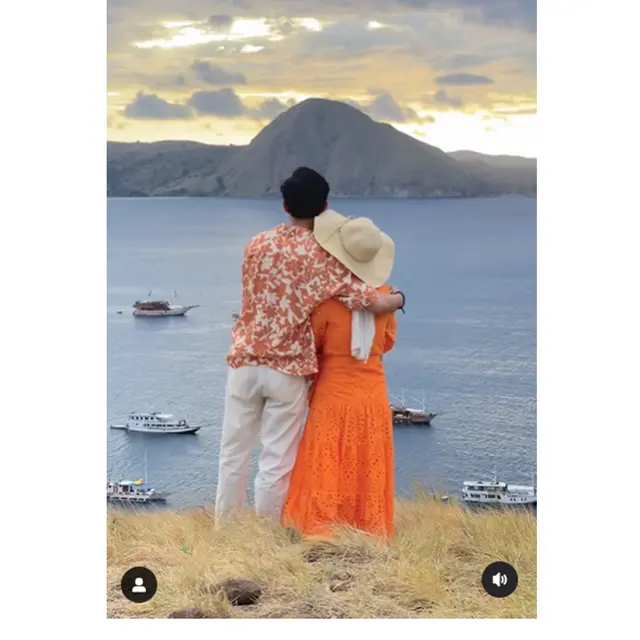 6 Potret Liburan Dinda Hauw dan Rey Mbayang di Labuan Bajo, Bak Honeymoon Kedua