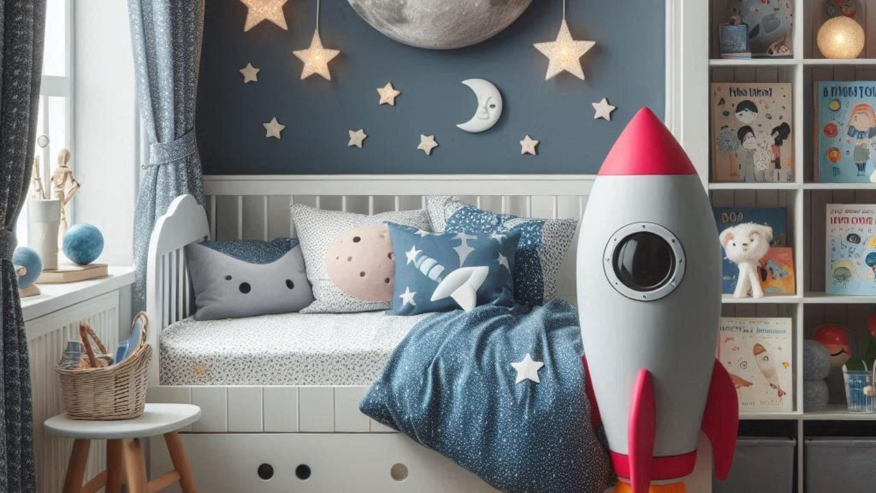 Ilustrasi Desain Mural Kamar Anak