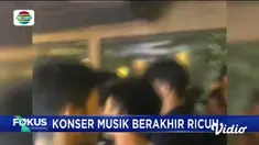 Simak informasi dalam Fokus Pagi edisi (18/1) dengan pilihan topik-topik sebagai berikut, Banjir Bandang Terjang Permukiman, Rekaman Kepanikan Kebakaran Glodok Plaza, Dua Kelompok Remaja Putri Adu Jotos, Konser Musik Berakhir Adu Jotos.