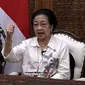 Ketua Umum PDI Perjuangan (PDIP) Megawati Soekarnoputri menyebut apa yang terjadi di Mahkamah Konstitusi (MK) menyadarkan masyarakat soal terjadinya manipulasi hukum. (YouTube BKN PDI Perjuangan)