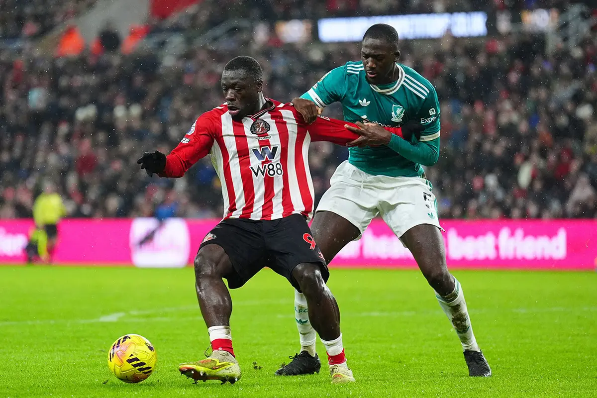 sunderland vs liverpool premier league