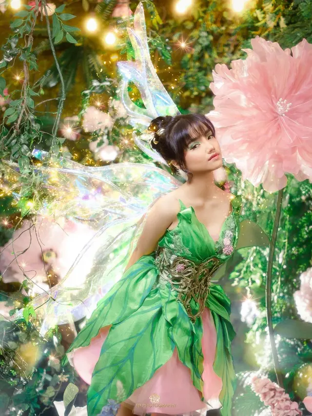 Photoshoot Fuji jadi Tinker Bell (Foto: Instagram fdphotography90 / fuji_an)