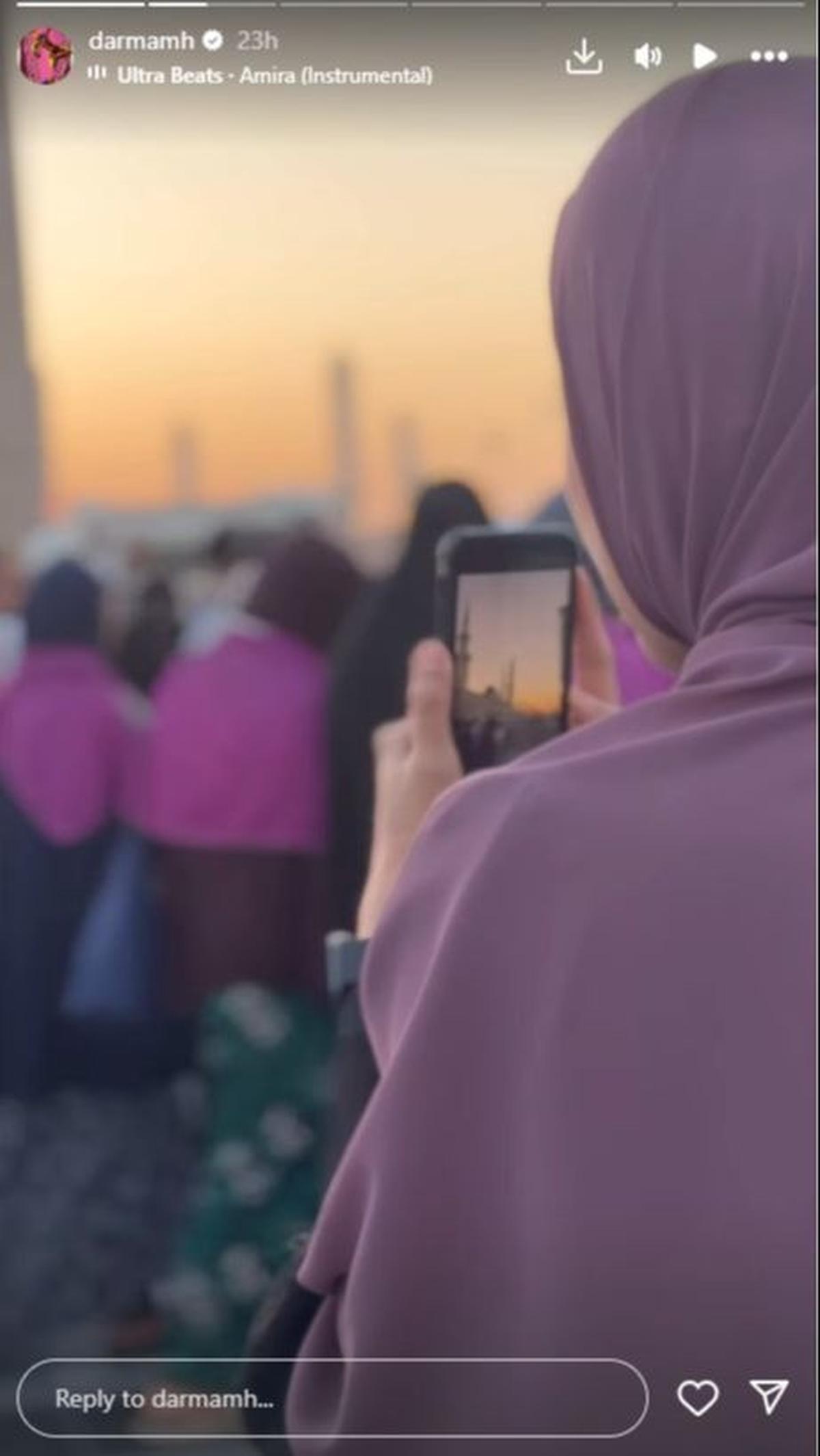 Darma Mangkuluhur Sedang Umroh