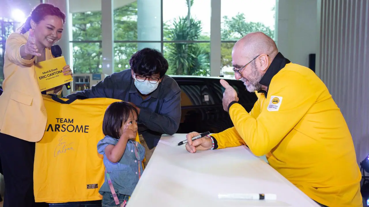 Meet and Greet Eric Cantona Bersama Mitra dan Konsumen Carsome