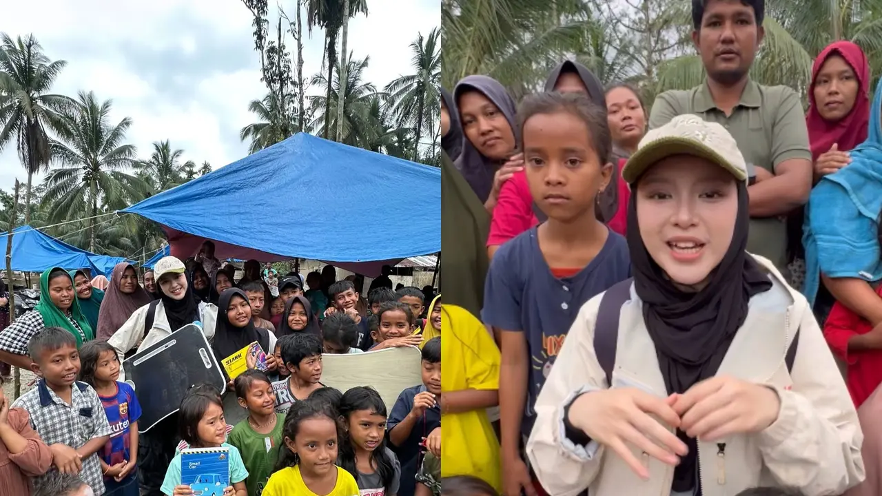 Tampilan Modest Outdoor Tiara Andini Saat Kirim Bantuan Bencana ke Aceh, Padukan Hijab dengan Rompi Volunteer