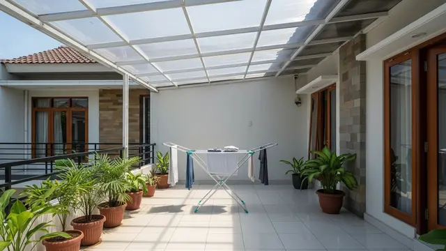 15 Model Penutup Jemuran Belakang Rumah yang Tetap Dapat Sinar Matahari