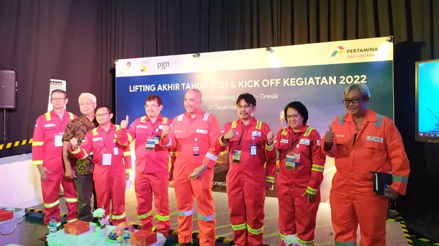 Sekretaris SKK Migas, Taslim Yunus dalam kick off program pengeboran tahun 2022 di Gresik, ditulis Sabtu (1/1/2022).