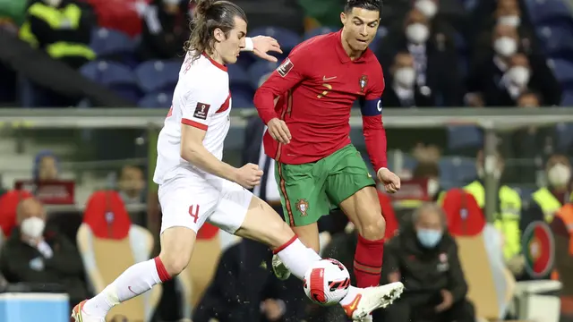 Cristiano Ronaldo - Portugal - Play off Kualifikasi Piala Dunia 2022 - 25 Maret