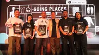 Potret tim Bags City bersama perwakilan brand tanah air dalam event  BC Travelers & Friends. credit: Bags City.