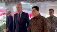 Menteri BUMN Erick Thohir diketahui telah bertemu dengan Mantan Perdana Menteri (PM) Britania Raya Tony Blair di kantor Kementerian BUMN, Jakarta, Jumat (21/7/2023).
