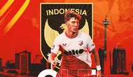 Timnas Indonesia - Ilustrasi Ole Romeny (Bola.com/Adreanus Titus)