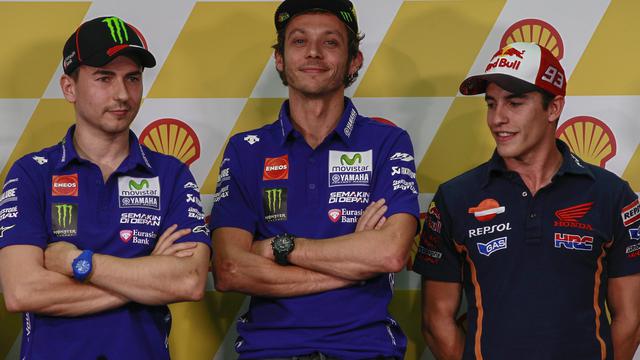 Jorge Lorenzo, Valentino Rossi, Marc Marquez