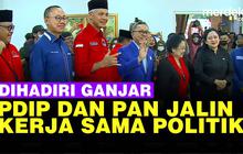 VIDEO: Sigap Ganjar Kawal Megawati, Hadiri Kerja Sama Politik PDIP & PAN