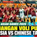 Highlight Asian Games 2026: Perjuangan Voli Putri Indonesia vs Chinese Taipei, Finis Posisi Keenam