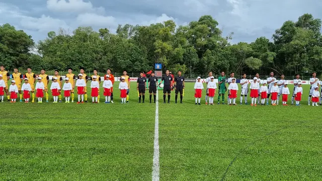 Brunei Darussalam Vs Timor Leste di babak Play-off Piala AFF 2022.