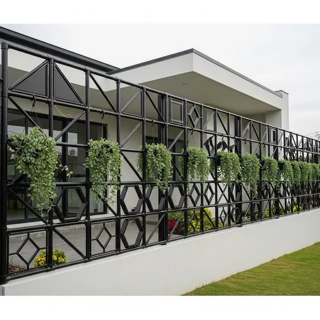 Ide Pagar Rumah Low Budget dari Pipa PVC dan Bambu