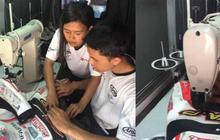 Di balapan Sentul ada 'Tukang Jahit' perlengkapan pebalap