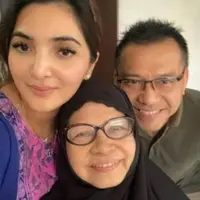 Potret Ibu Anang Hermansyah bersama Anang dan Ashanty (Sumber: Instagram/ananghijau)