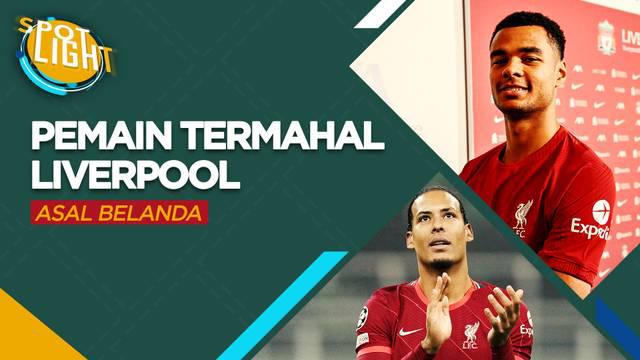 Berita video spotlight kali ini membahas tentang pemain Belanda yang memiliki nilai transfer tinggi di Liverpool, salh satunya ialah Coady Gakpo.