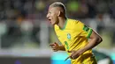 Brasil meraih kemenangan dengan skor yang cukup telak saat berjumpa Bolivia pada Kualifikasi Piala Dunia 2022 zona CONMEBOL, Rabu (30/3/2022). (AP/Juan Karita)