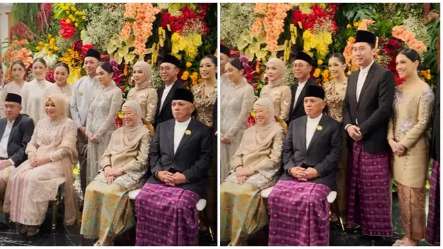 6 Potret Keluarga Rasyid Rajasa dan Tamara Kalla di Momen Pertunangan