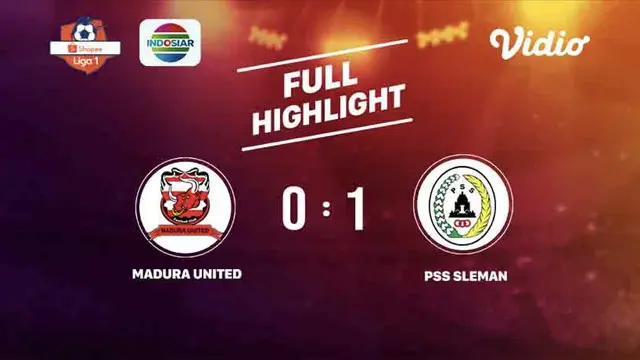 Madura United vs PSS Sleman Full Highlight | Shopee Liga 1