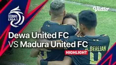 Berita video highlights laga lanjutan BRI Liga 1 2022/2023 antara Dewa United melawan Madura United yang berakhir dengan skor 1-1, di mana Egy Maulana Vikri menciptakan gol, Kamis (2/2/2023) sore hari WIB.