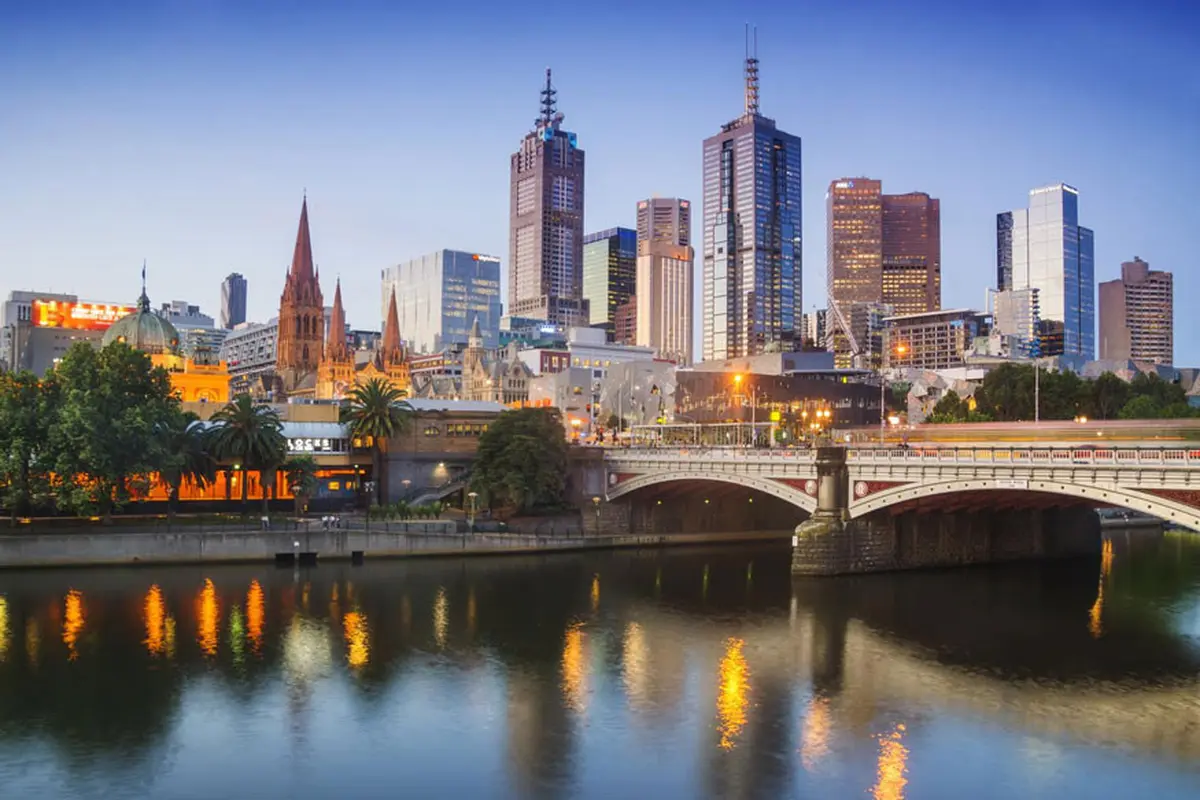 Ilustrasi kota Melbourne, Australia (AFP/Christopher Futcher)