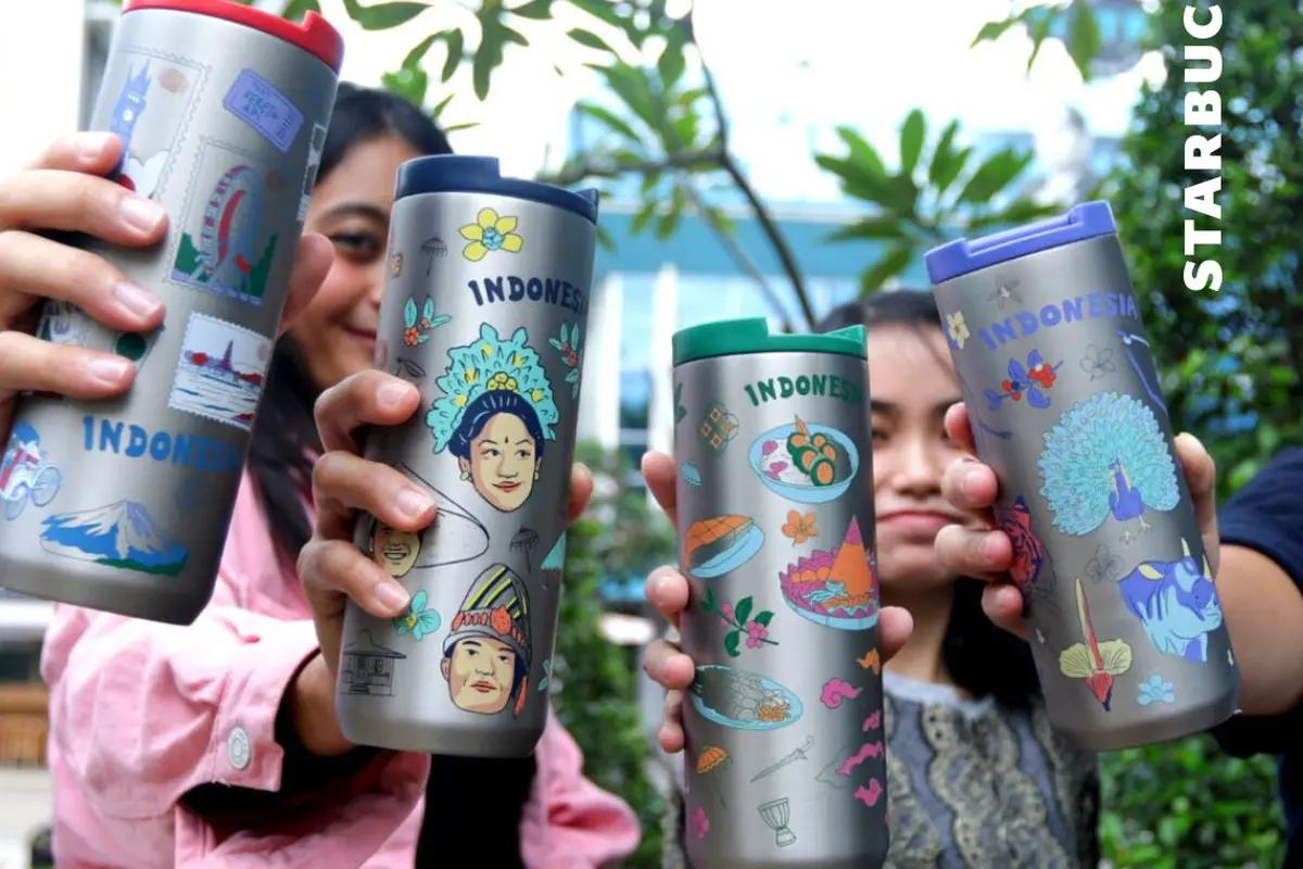 Potret Kekayaan Budaya dan Alam Indonesia dalam Tumbler Edisi HUT RI ke-77