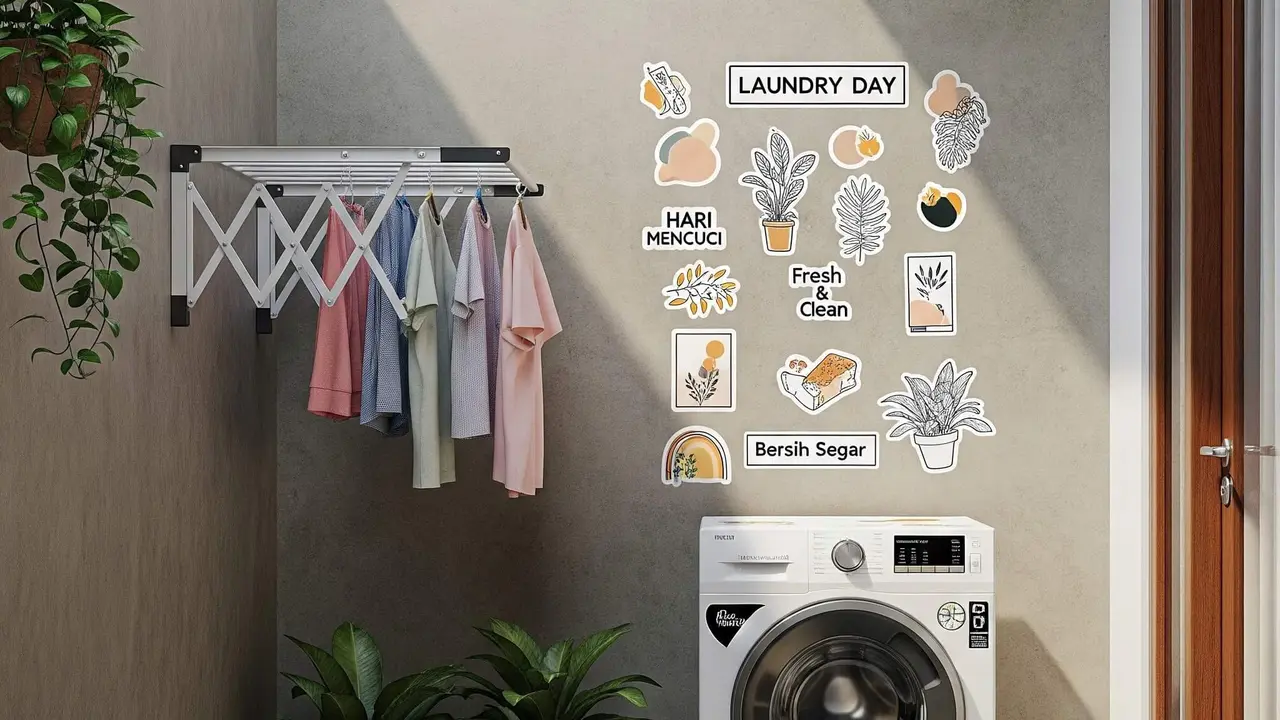 Ide Halaman Belakang Rumah Jadi Tempat Cuci dan Jemur Estetik