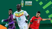 Piala Afrika - Andre Onana, Sadio Mane, Achraf Hakimi (Bola.com/Adreanus Titus)