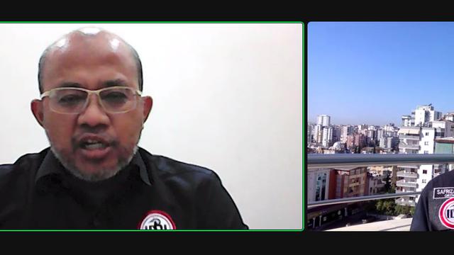 Media briefing gempa Turki.