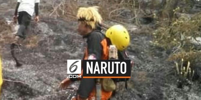 VIDEO: Naruto Turun Bantu Padamkan Kebakaran Hutan