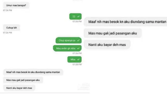 Viral Kisah Driver Ojol Diminta Penumpang Temani Kondangan Ke Nikahan Mantan