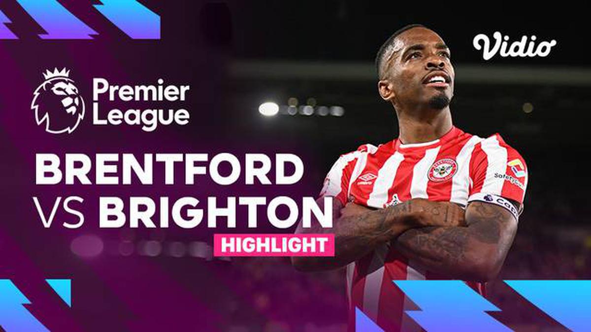 VIDEO Ivan Toney Cetak 2 Gol, Brentford Kalahkan Brighton di Liga