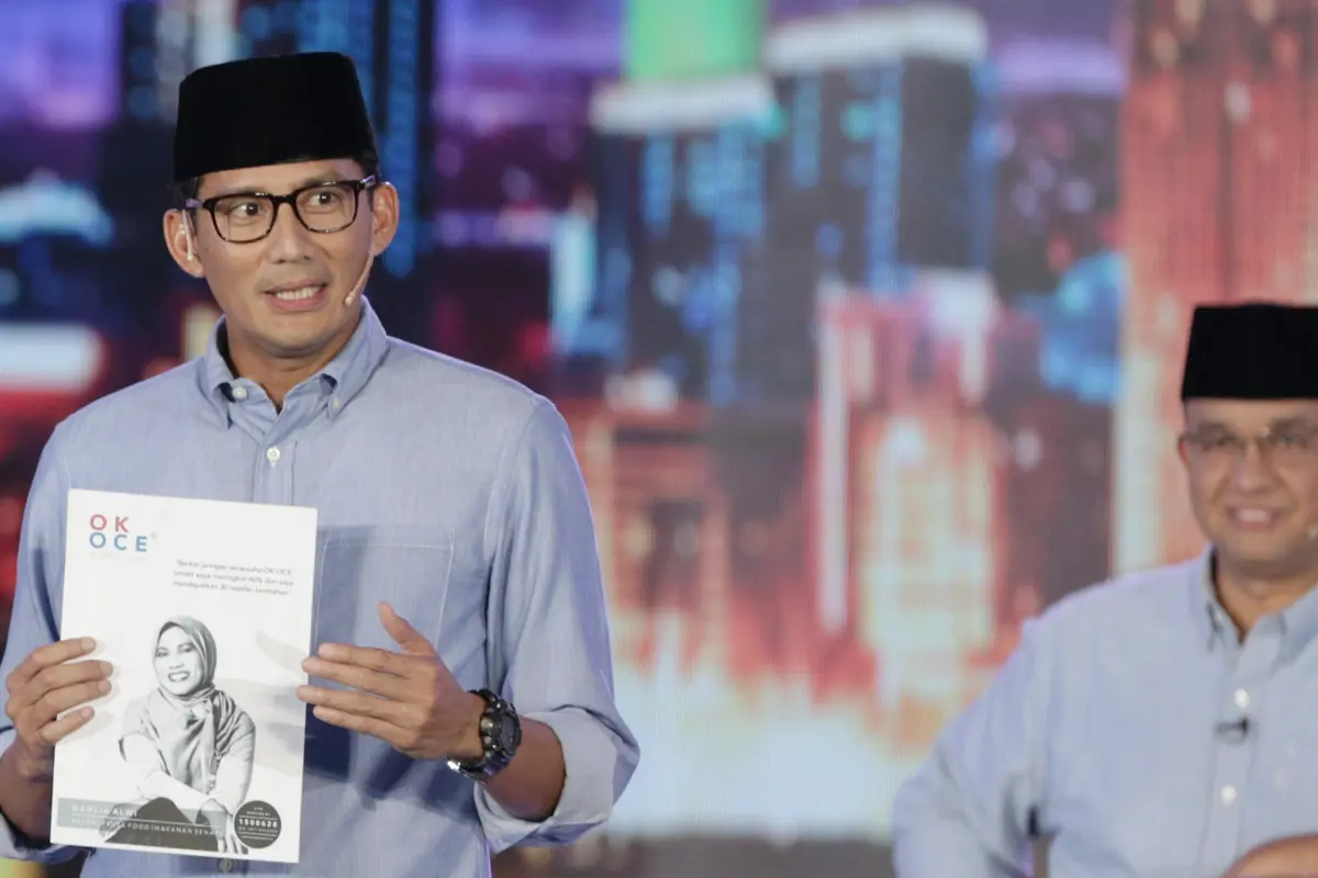 Gaya Paslon Cagub dan Cawagub Dalam Debat Pilkada DKI