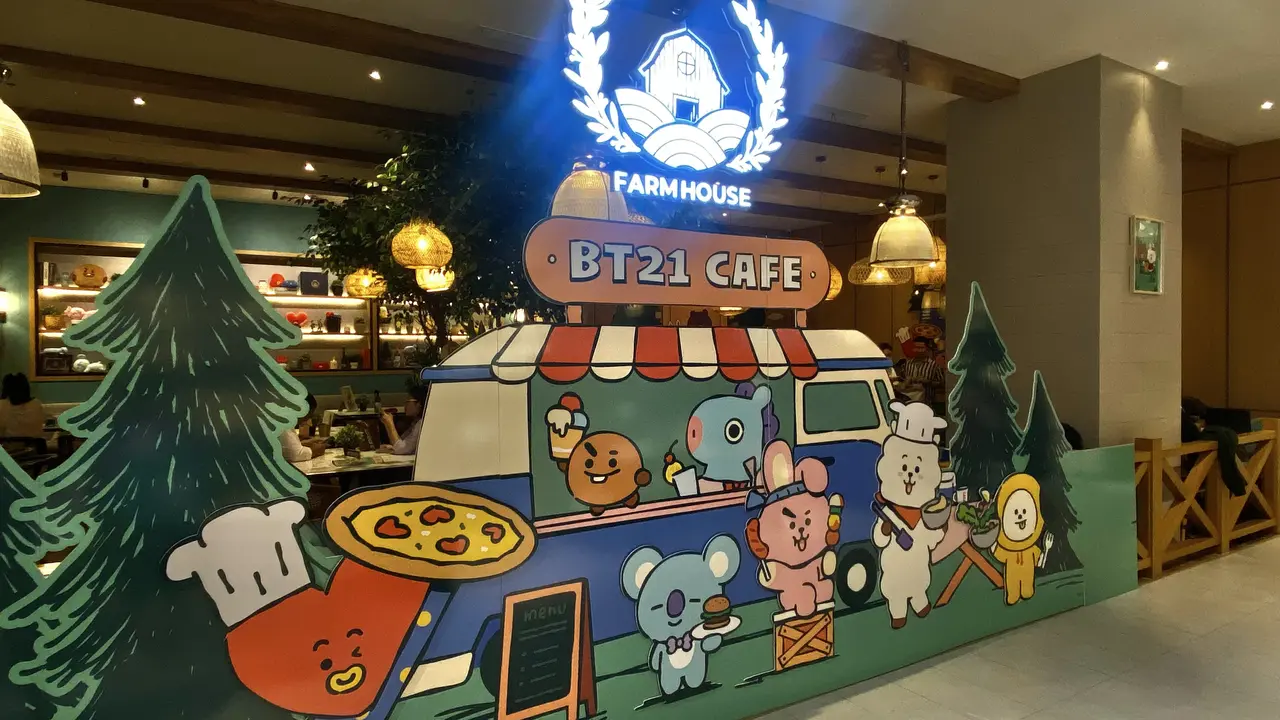 Pop-up Cafe dengan Nuansa dan Makanan ke-8 Karakter BT21