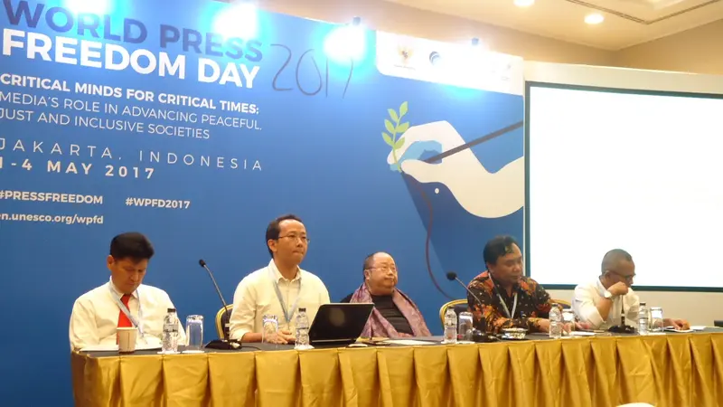 Eko Sulistyo di diskusi World Press Freedom Day 2017