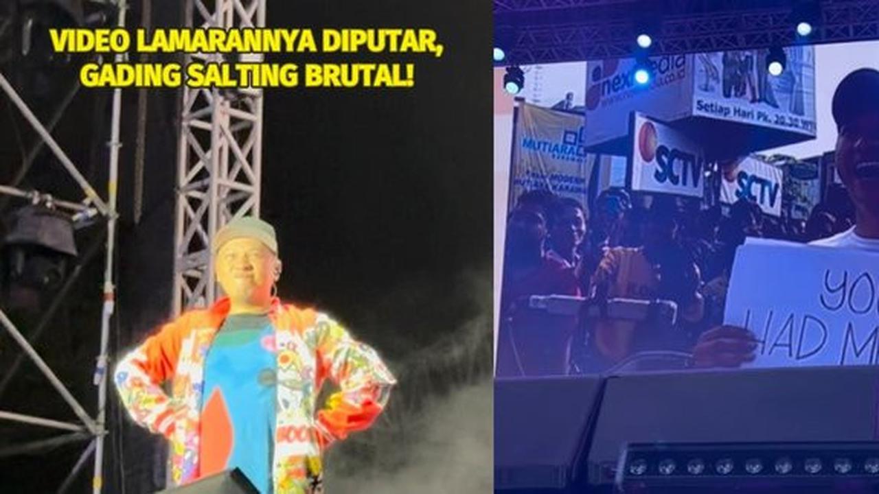 Potret Gading Marten Salting Brutal Gara-Gara Video Ngelamar Gisella Anastasia Diputar Lagi di Synchronize Fest 2024